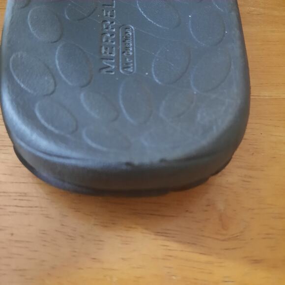 Merrell Mens Black Moab Drift Flip Flop Air Cushioned Sandals Size 10 - Picture 8 of 10